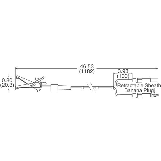 6730 Pomona Electronics  Test Leads - Banana, Meter Interface